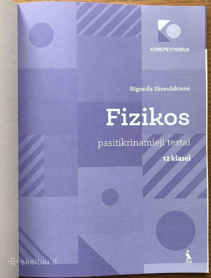 Fizikos pasitikrinamieji testai 12 klasei - nuotraukos Nr. 3