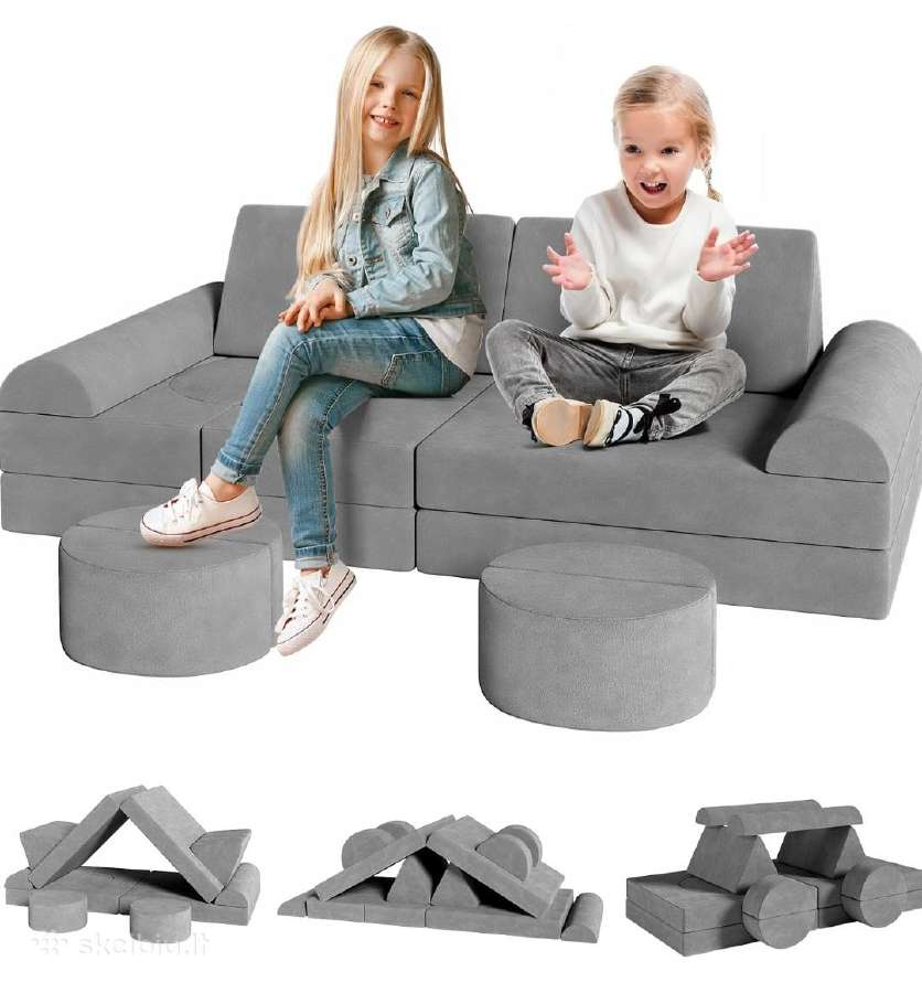 Nauja vaikiška modulinė sofa