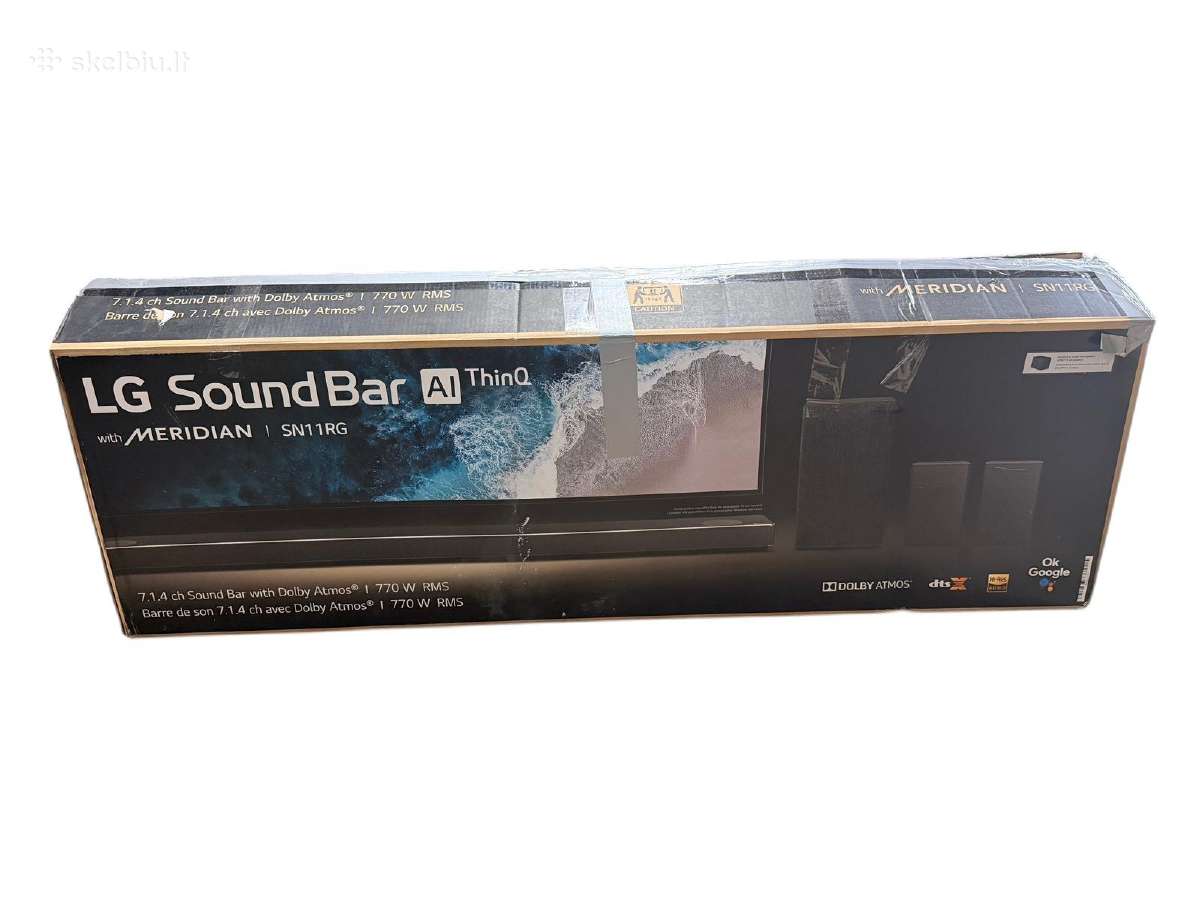 LG Soundbar Ai Thinq 7.1.4 (Ekspo) + 6 mėn. garant - nuotraukos Nr. 4