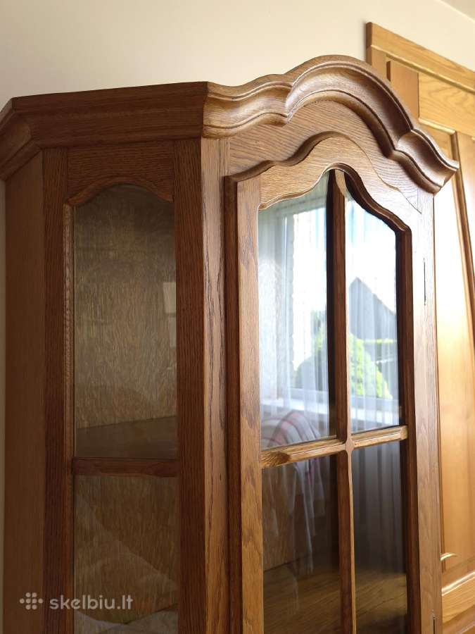 Elegantiškas medžio masyvo sekcijų komplektas - nuotraukos Nr. 16