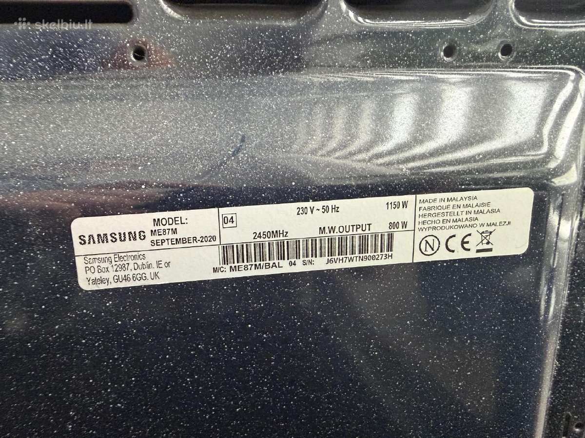 Mikrobangė Samsung - nuotraukos Nr. 4