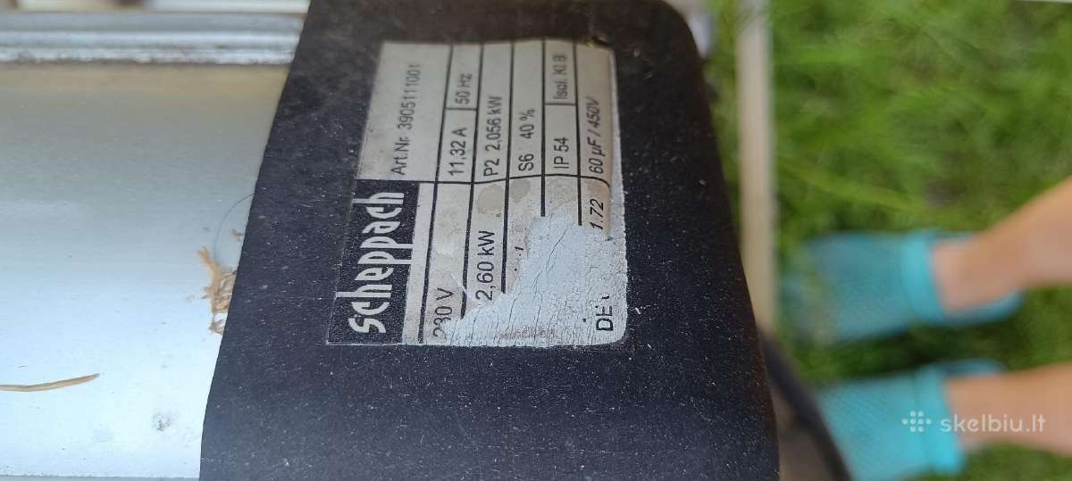 Malkų pjovimo staklės Scheppach Hs510 - nuotraukos Nr. 6