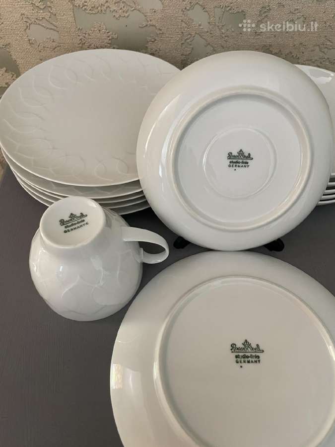 Rosenthal kavos puodelius su lėkštėmis - nuotraukos Nr. 15