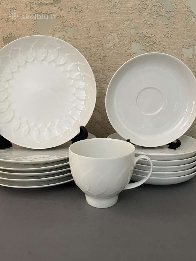 Rosenthal kavos puodelius su lėkštėmis - nuotraukos Nr. 16