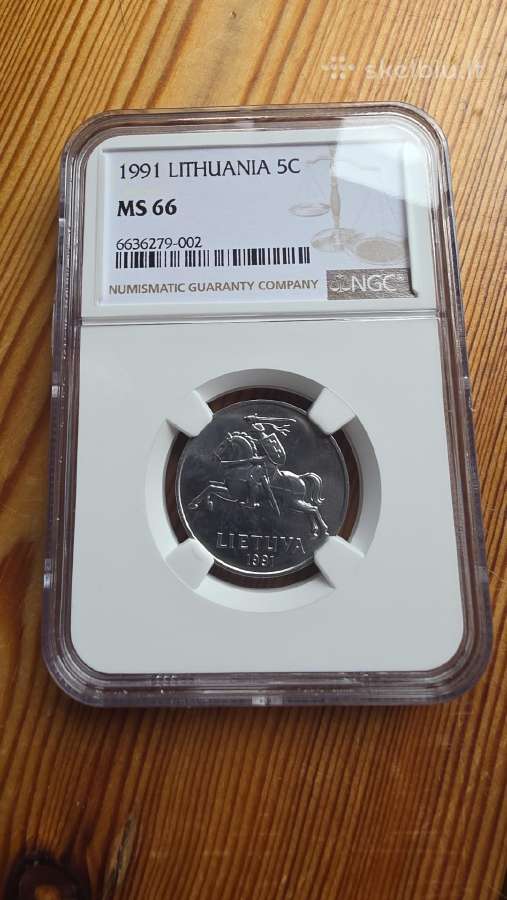 1991 5 cnt Ms 66 Ngc
