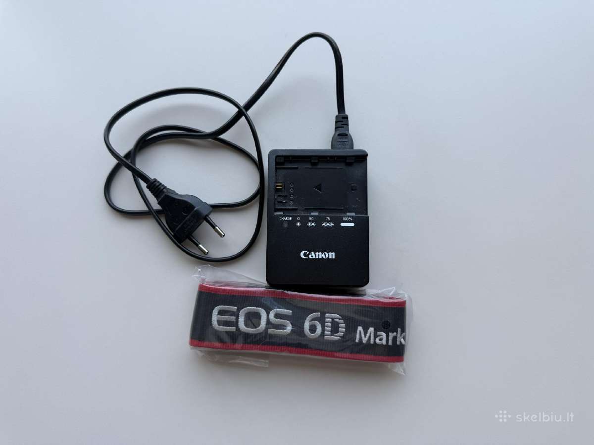 Canon EOS 6d Mark II komplektas + Battery Grip - nuotraukos Nr. 3