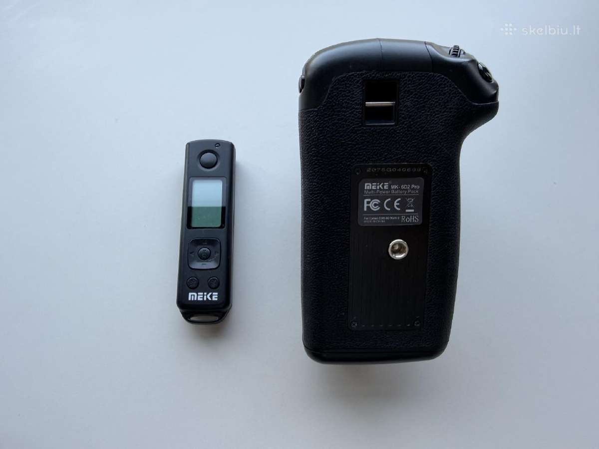Canon EOS 6d Mark II komplektas + Battery Grip - nuotraukos Nr. 4