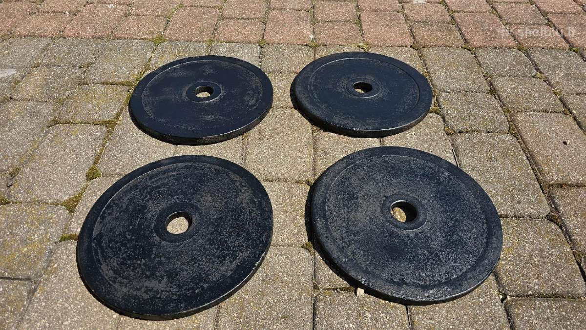 Olimpiniai svarmenys po 5kg 4vnt 35mm