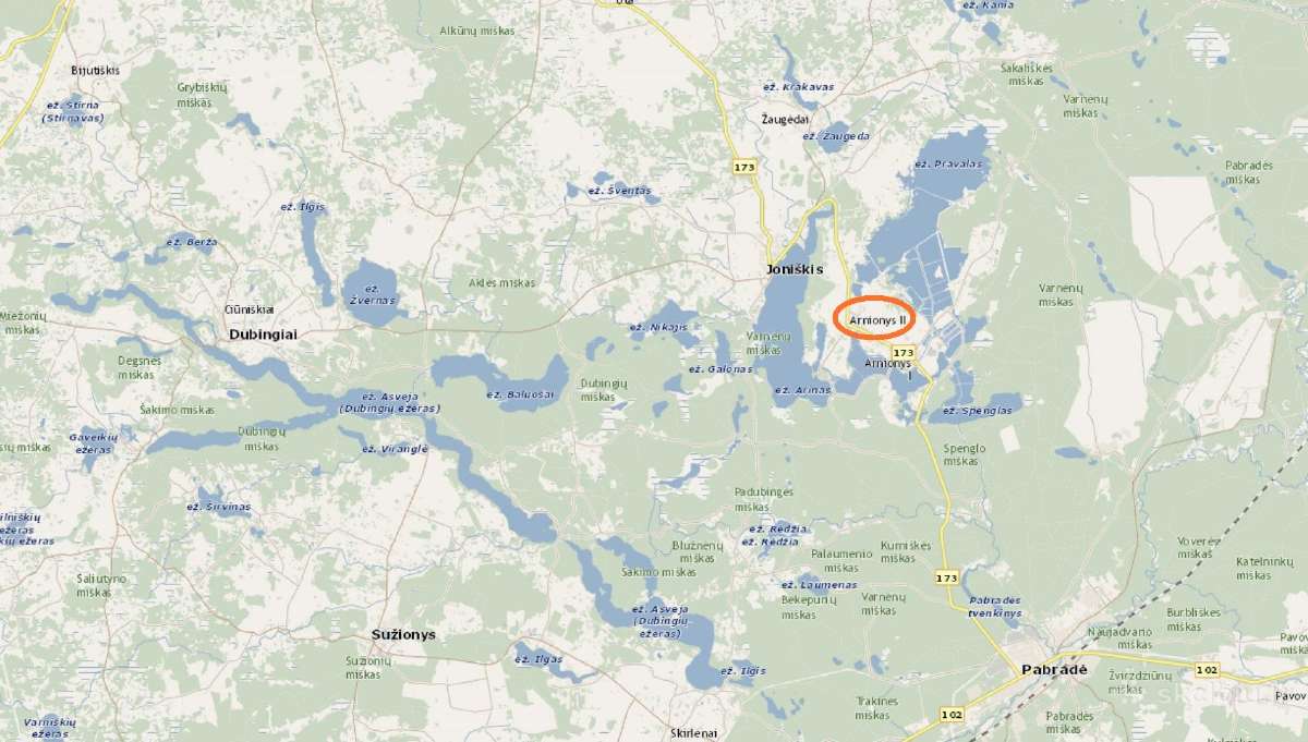 20 arų sklypas Arnionių II k., Molėtų r.
