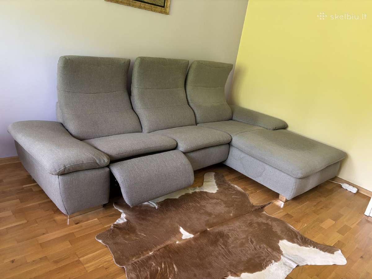 Sofa be miegamos funkcijos, su kojų atlošais - nuotraukos Nr. 2