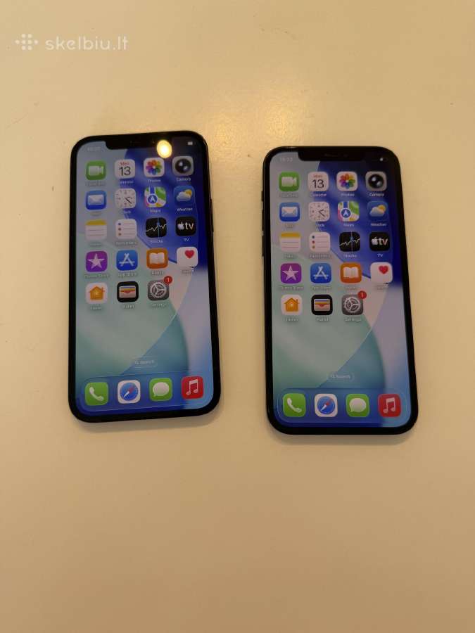 Apple iPhone 12 64gb black 90% mdm - nuotraukos Nr. 2