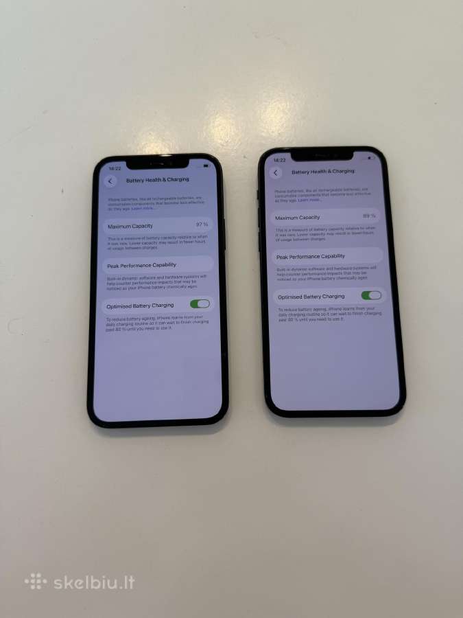 Apple iPhone 12 64gb black 90% mdm - nuotraukos Nr. 3