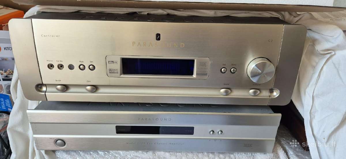 Parduodamas High-end audio komplektas Parasound