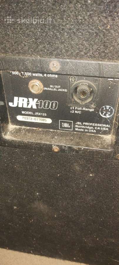 Jbl Jrx125 kolonėlės su Kenwood stiprintuvu - nuotraukos Nr. 3
