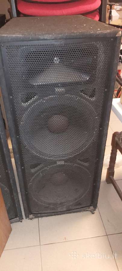 Jbl Jrx125 kolonėlės su Kenwood stiprintuvu