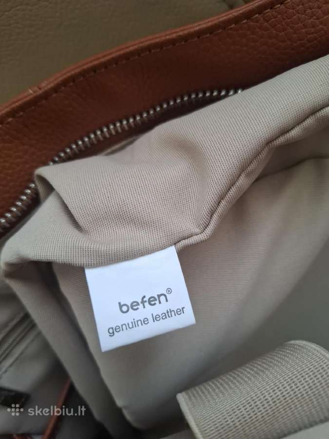 Befen natūralios odos rankinė (genuine leather) - nuotraukos Nr. 6