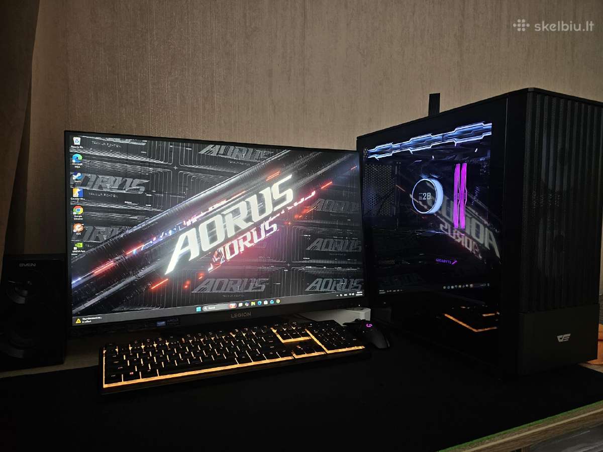 Galingas žaidimų kompiuteris R7 9800x3d / Rtx 5080