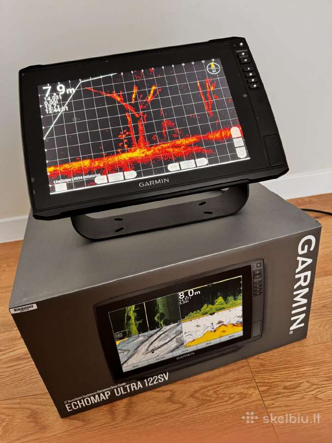Garmin Echomap ultra 122sv ekranas