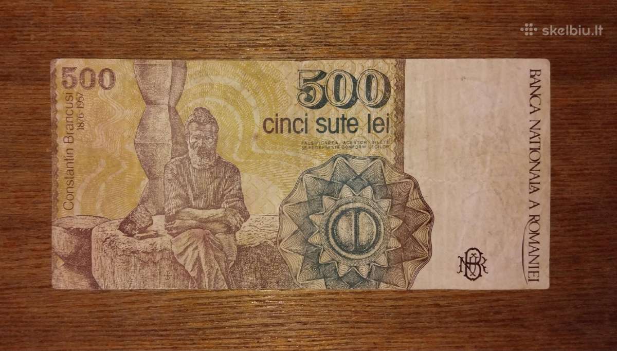 Rumunijos 500 lei banknotas - nuotraukos Nr. 2