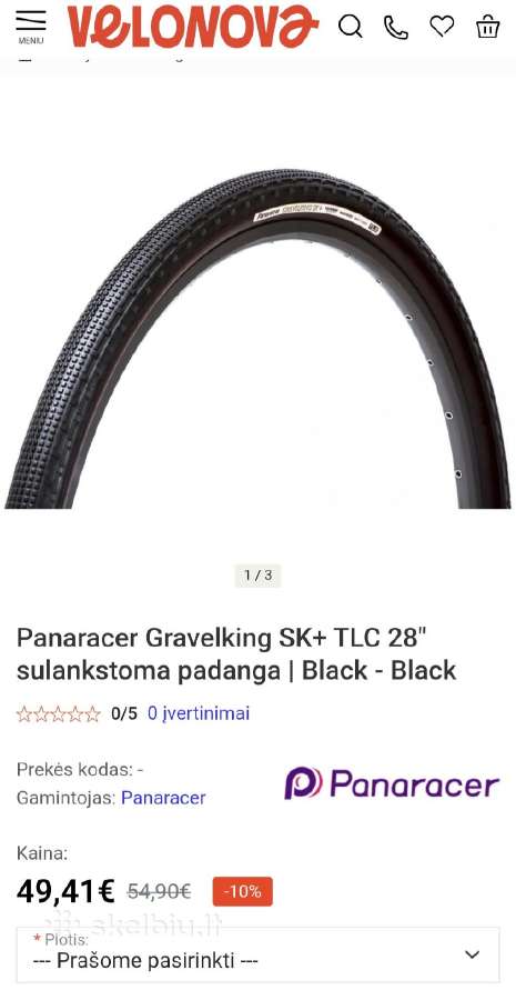 Padangos Plento Endurace Gravel 28 ratams - nuotraukos Nr. 9