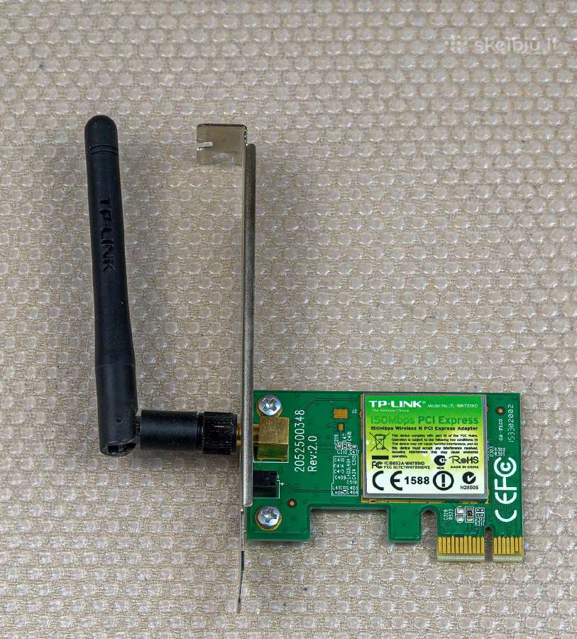 WiFi vidinis adapteris Tp-link 150 Mbps