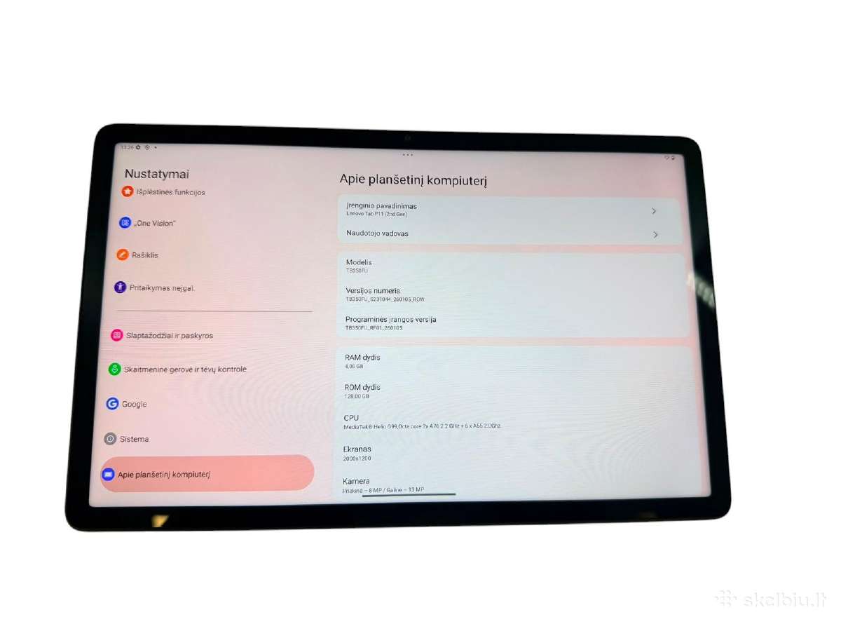 Lenovo Tab P11 Gen 2+3 mėn. garantija - nuotraukos Nr. 2
