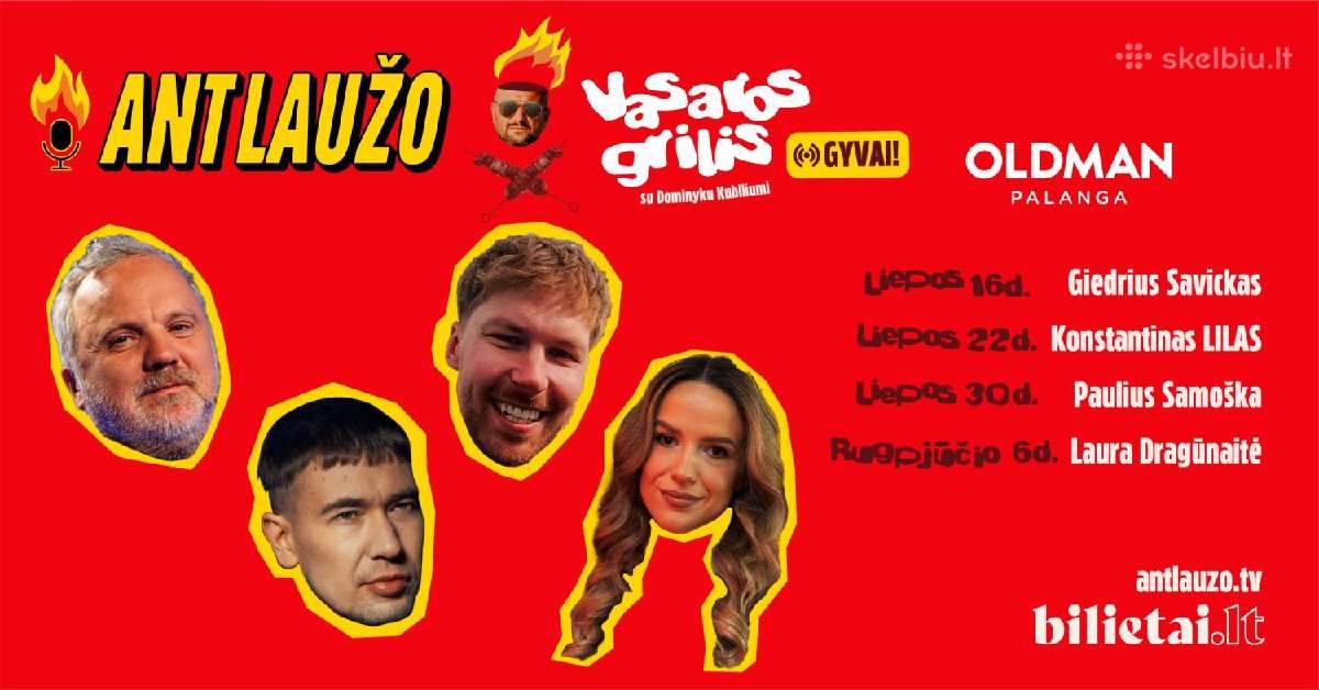 Ant Laužo. Giedrius Savickas I Palanga