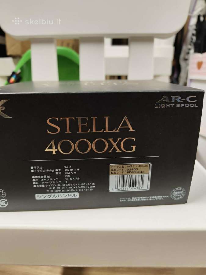 Shimano 10 Stella 4000xg - nuotraukos Nr. 4