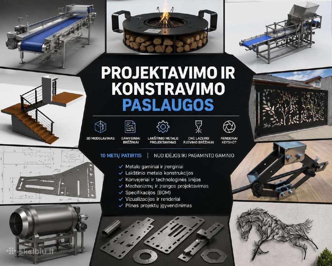 Projektavimo ir konstravimo paslaugos