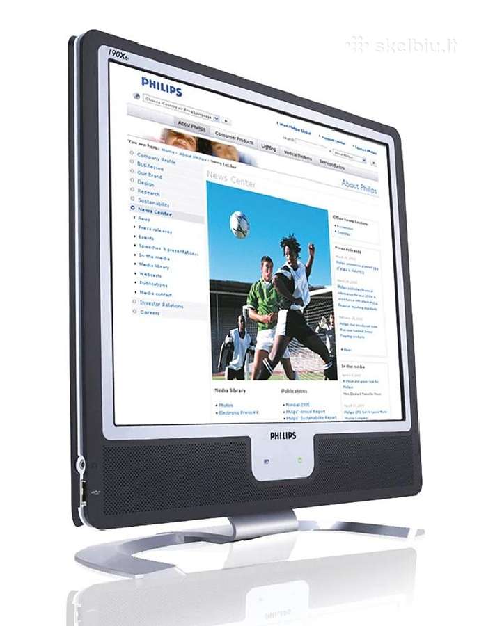 Monitorius LCD Philips 190x6 19"