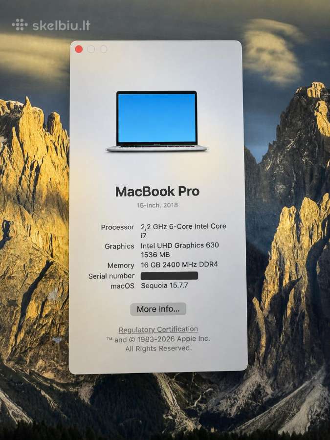 Apple MacBook Pro - nuotraukos Nr. 4