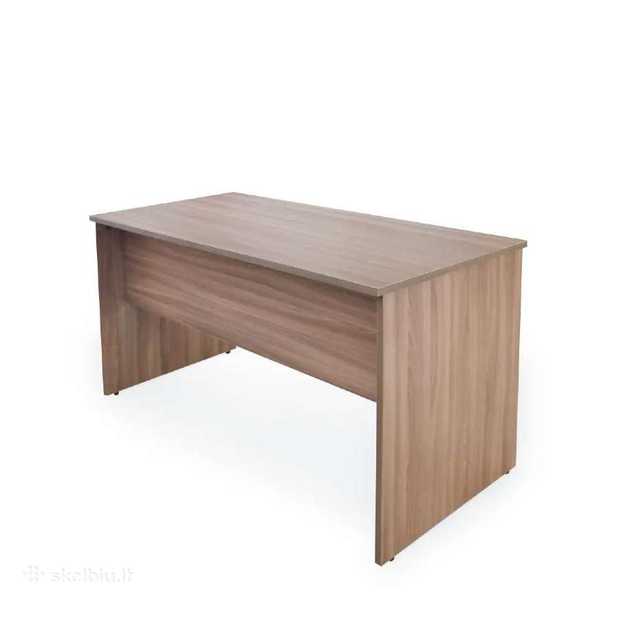 Naujas tamsus rašomasis stalas 120-140 cm (12 vnt)