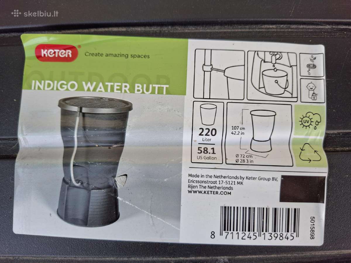 Vandens rezervuaras Keter Indigo, 220 l - nuotraukos Nr. 2