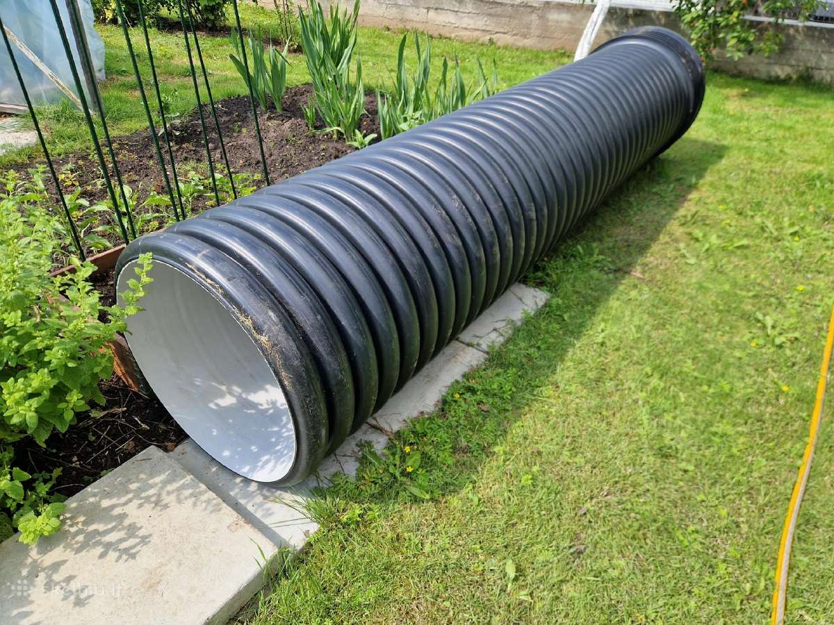 Pp vamzdis pralaidai su mova 600 mm, 3m Sn8