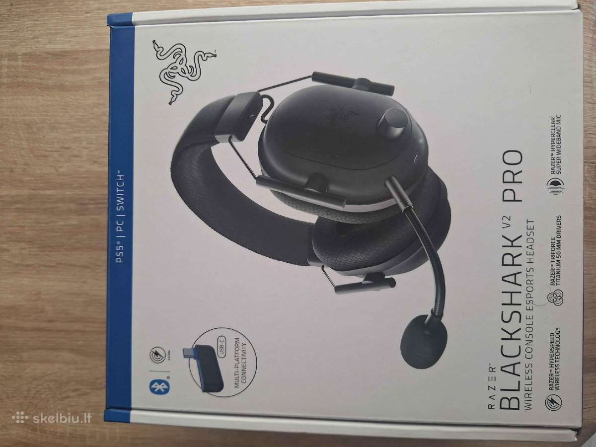 Razer Blackshark V2 Pro Wireless console headset - nuotraukos Nr. 2