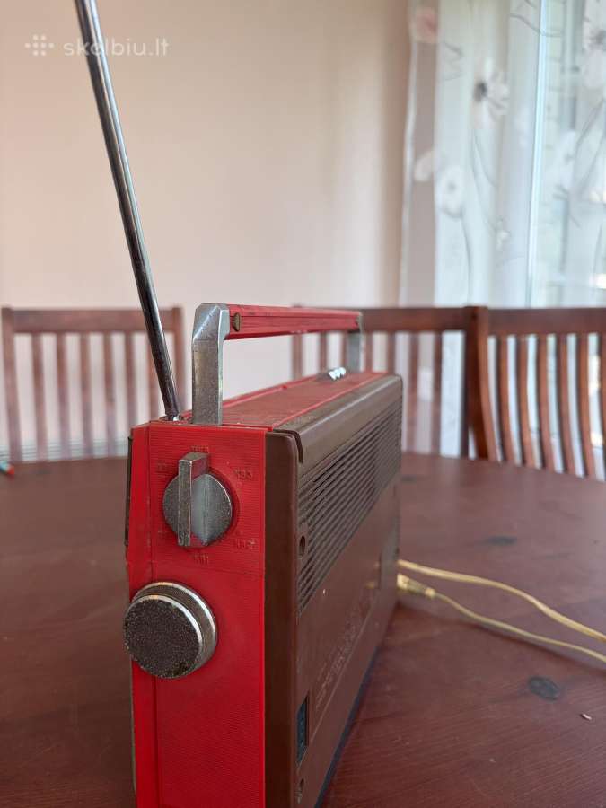 Vef-214 vintažinis radijo imtuvas - nuotraukos Nr. 3