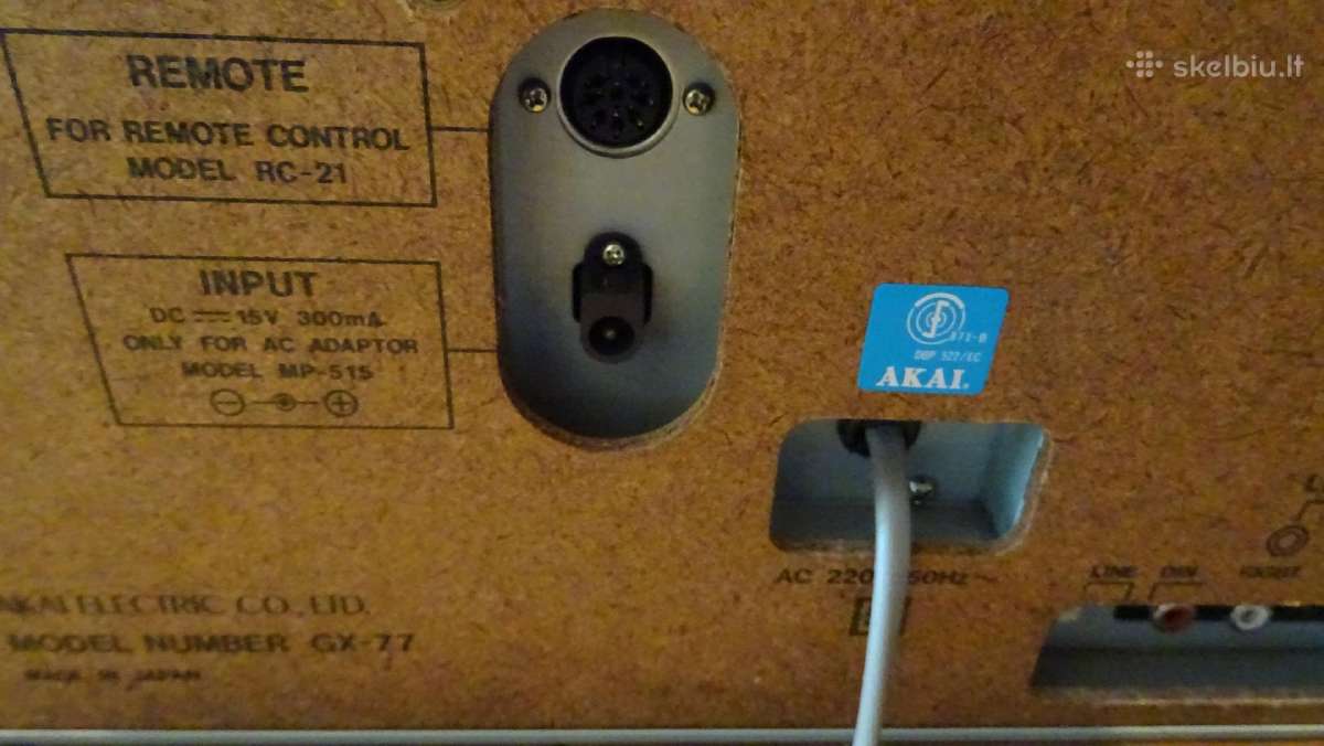 Juostinis Akai GX 77 magnetofonas - nuotraukos Nr. 20