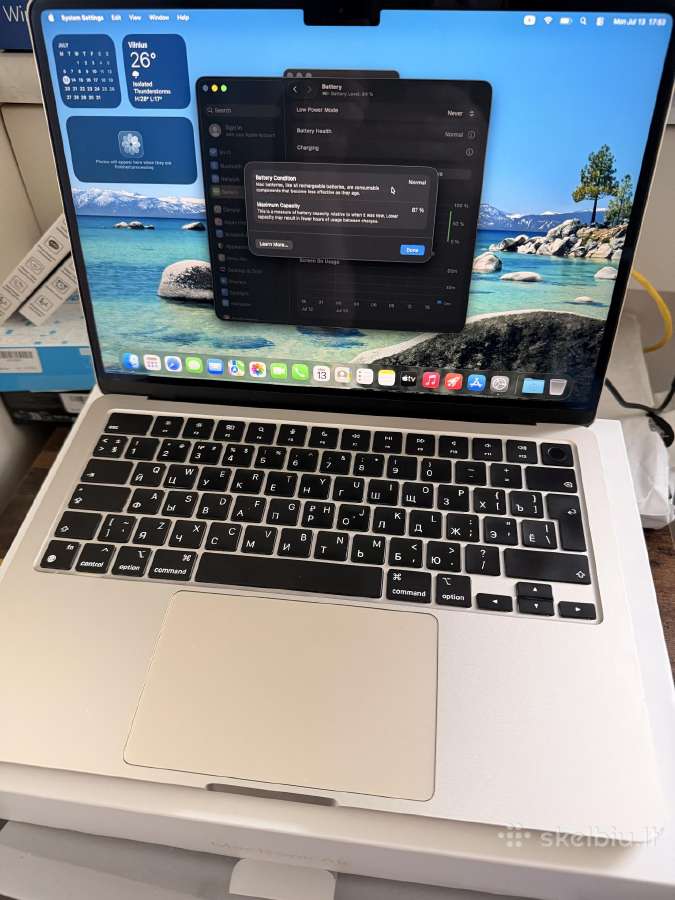 MacBook air 13 M2 2022 8gb / 256gb