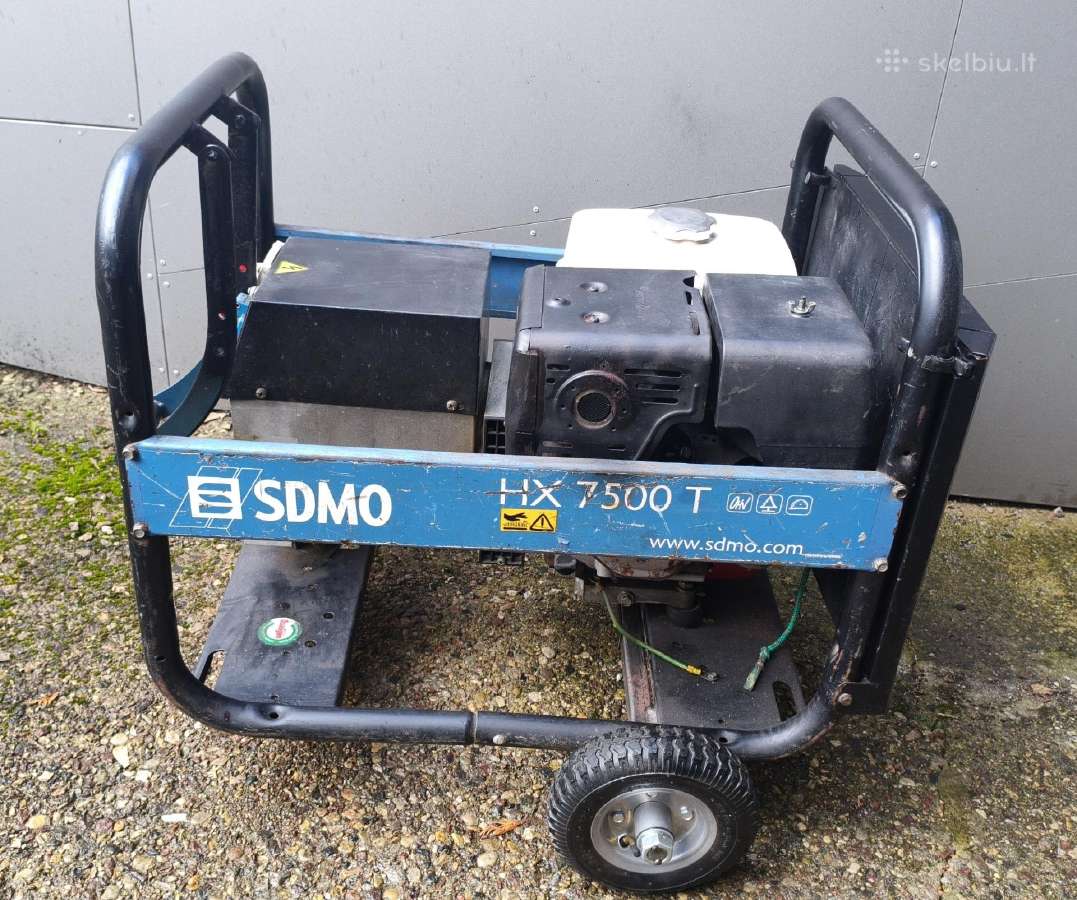 Generatorius Sdmo Hx7500t su Honda