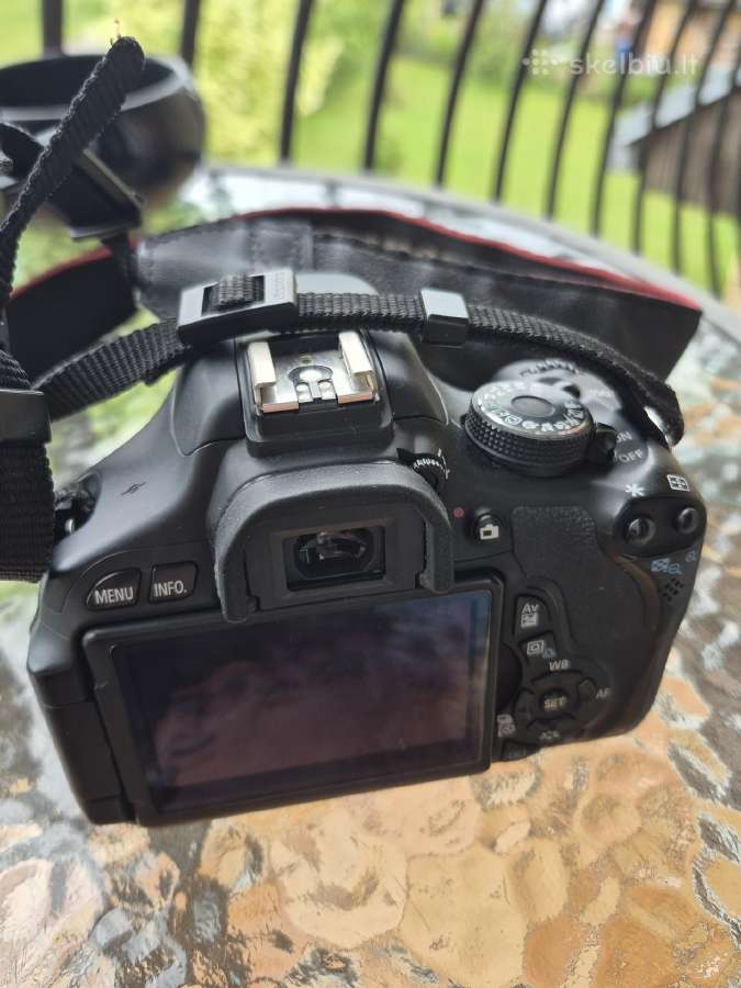 Pilnas Canon EOS 600d komplektas su objektyvu
