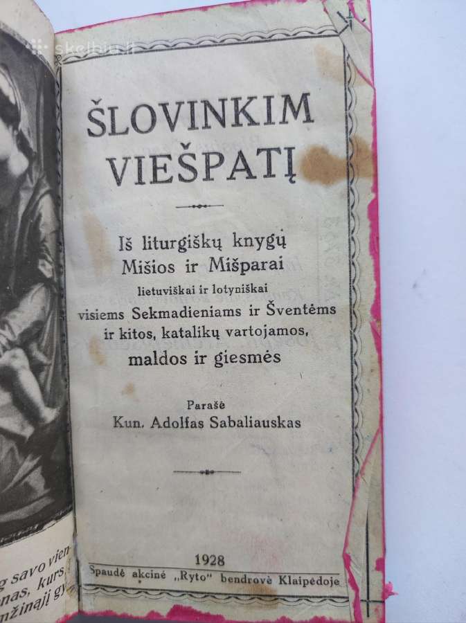 1928 m., maldaknygė - nuotraukos Nr. 3