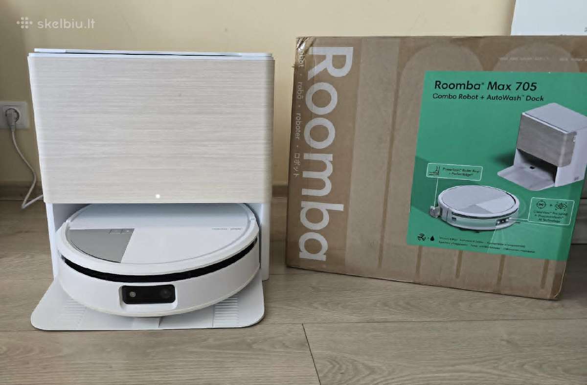 Irobot Roomba Max 705 Combo robotas siurblys - nuotraukos Nr. 6