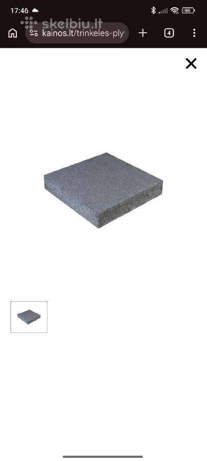 Dovanoju šaligatviu plyteles