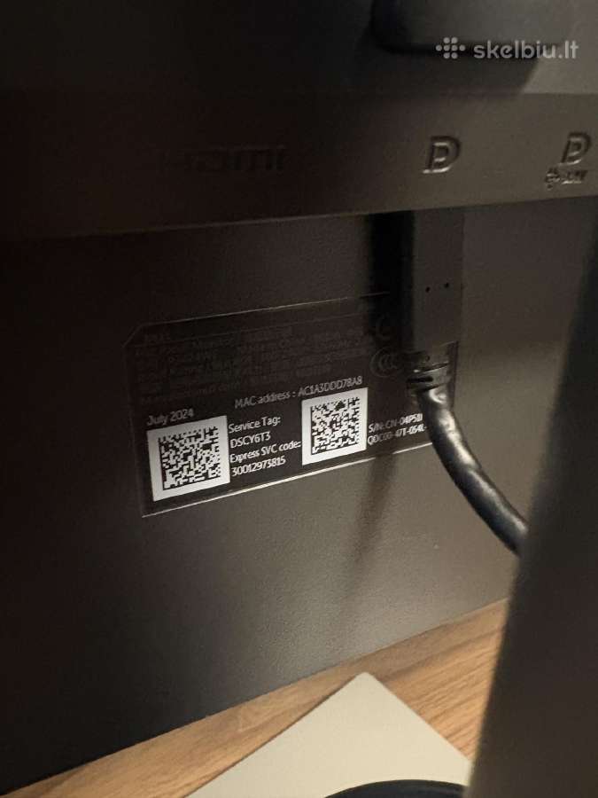 Dell P3424we monitorius - nuotraukos Nr. 4