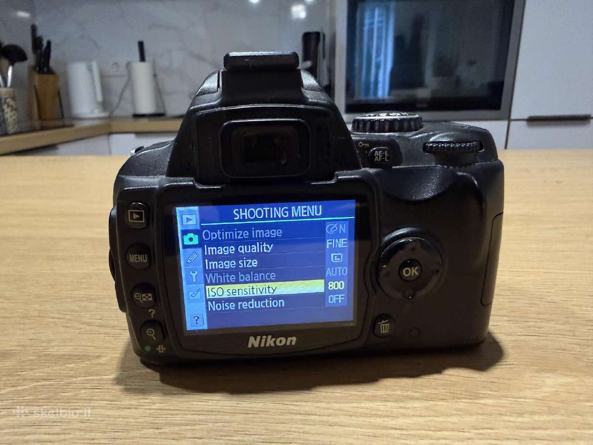 Nikon D40 su 18-55 objektyvu - nuotraukos Nr. 4