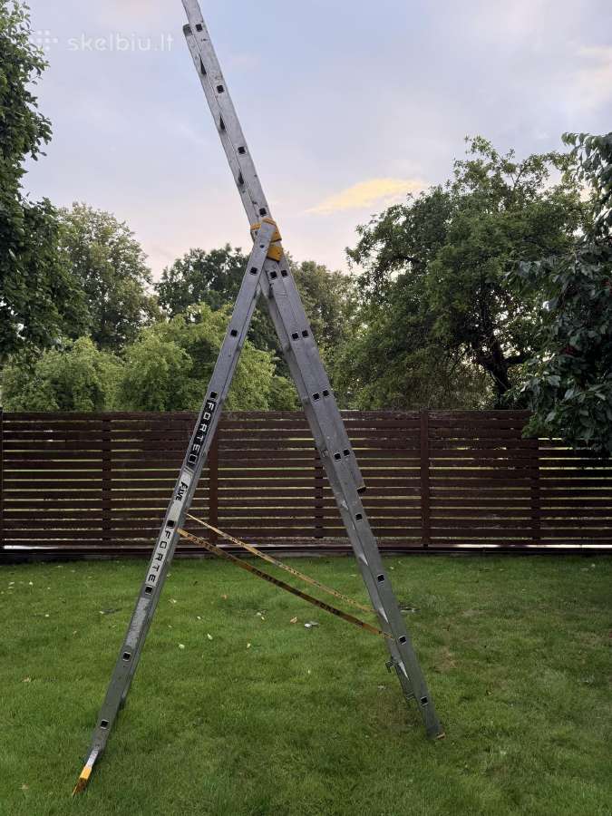Parduodu Forte aliumines kopėčias (3x8)