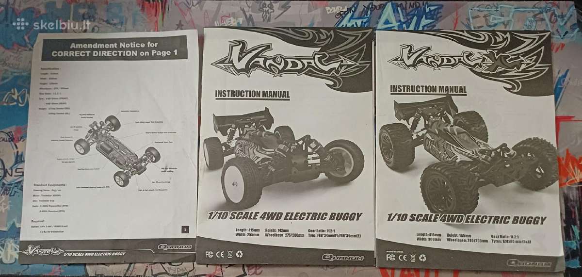 RC mašina Quanum Vandal 4wd 1/10 - nuotraukos Nr. 15