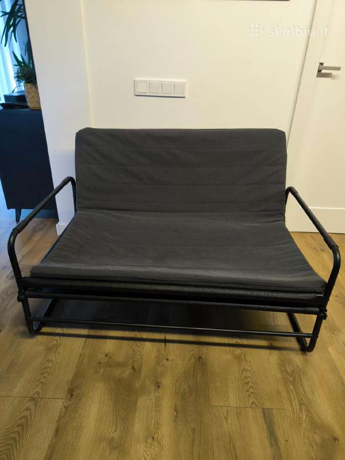 Ikea sofa/lova Hammarn tamsiai pilka/juoda