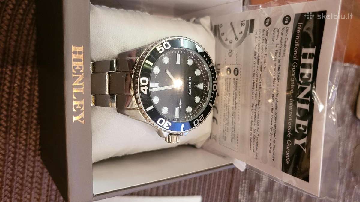 Laikrodis Henley geras stovis. - nuotraukos Nr. 3