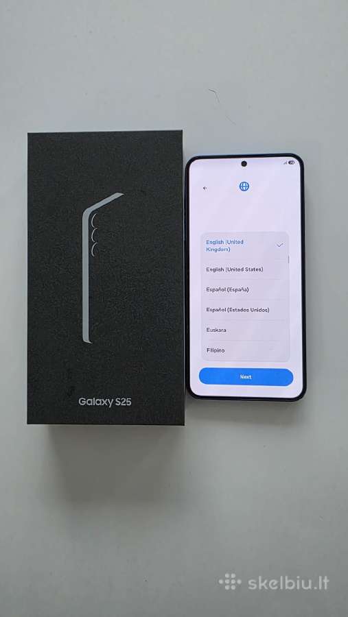 Samsung Galaxy S25 Garantija iki 2027-09-20